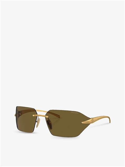 occhiale prada spr55s|Prada PR A55S Irregular Sunglasses .